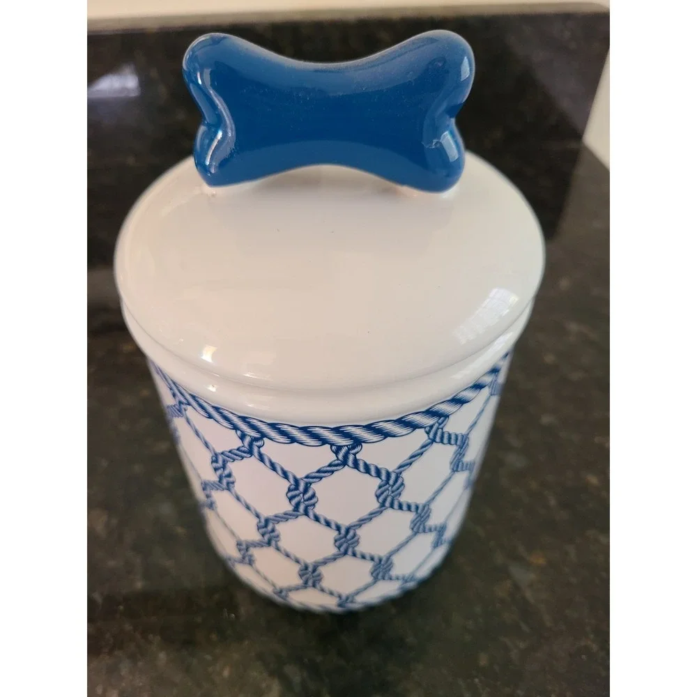 Treat/Food Jar Ceramic For Dogs Or Cats